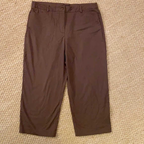 Women’s Brown Counterparts Capris size 12 - Picture 2 of 4